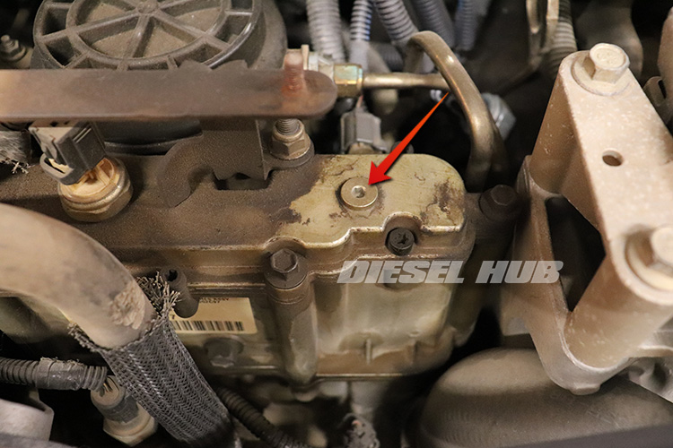 HPOP inspection plug location