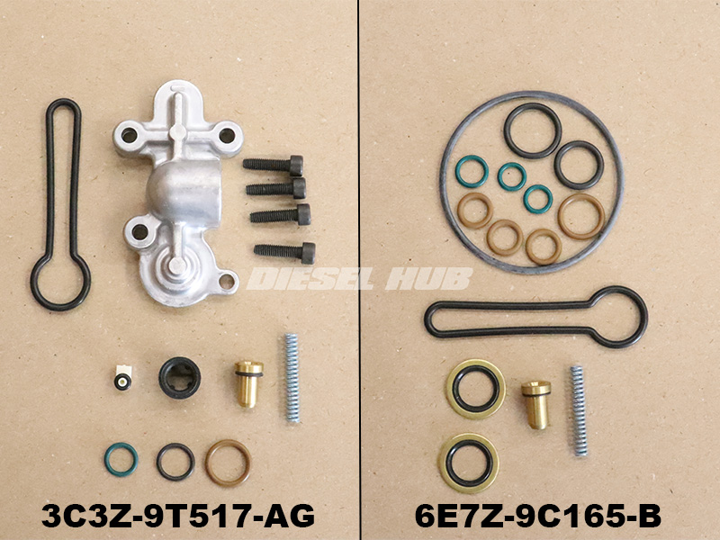 comparison of Ford part number 3C3Z-9T517-AG and 6E7Z-9C165-B