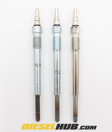 comparison of fake and real Motorcraft glow plugs