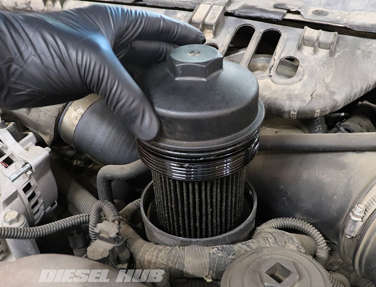 cartridge type engine oil filter