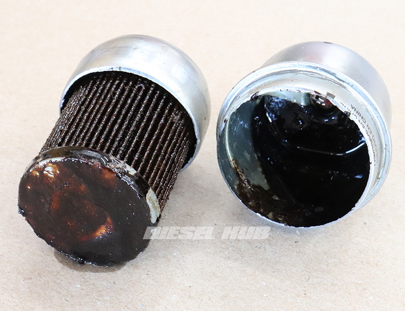 Fuel filter clogged due to using biodiesel