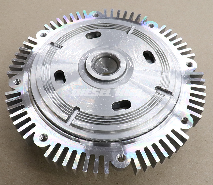 Inside view of the shear plates in a viscous fan clutch