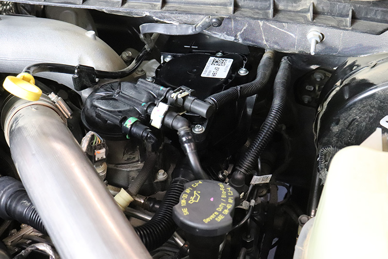 CCV location on 6.7 Power Stroke engine