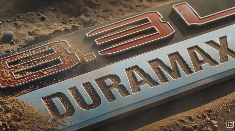 8.3 Duramax engine badge