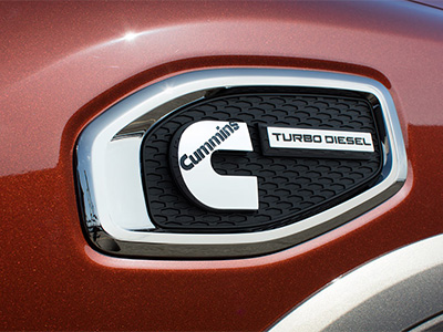 Cummins turbodiesel badge