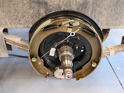 electric trailer brake assembly