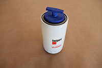 oil filter plug installed