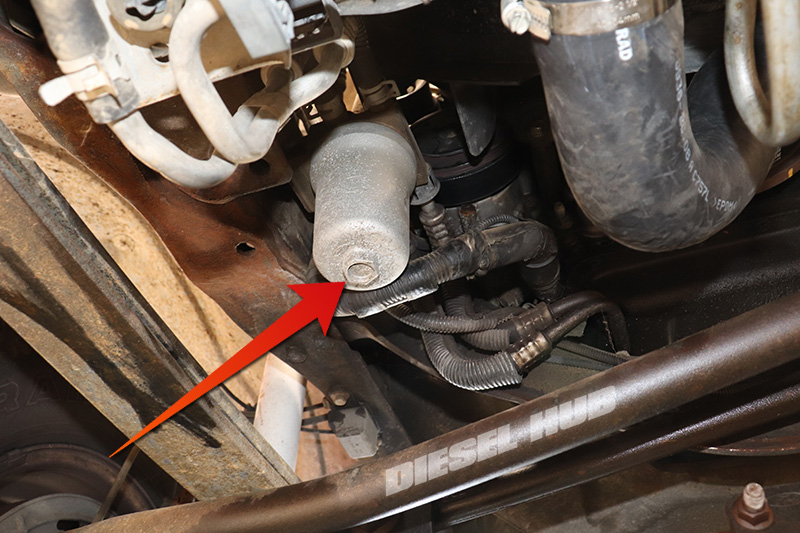 remote (secondary) filter housing location