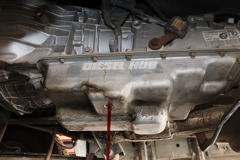 transmission fluid draining