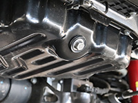 drain plug reinstalled