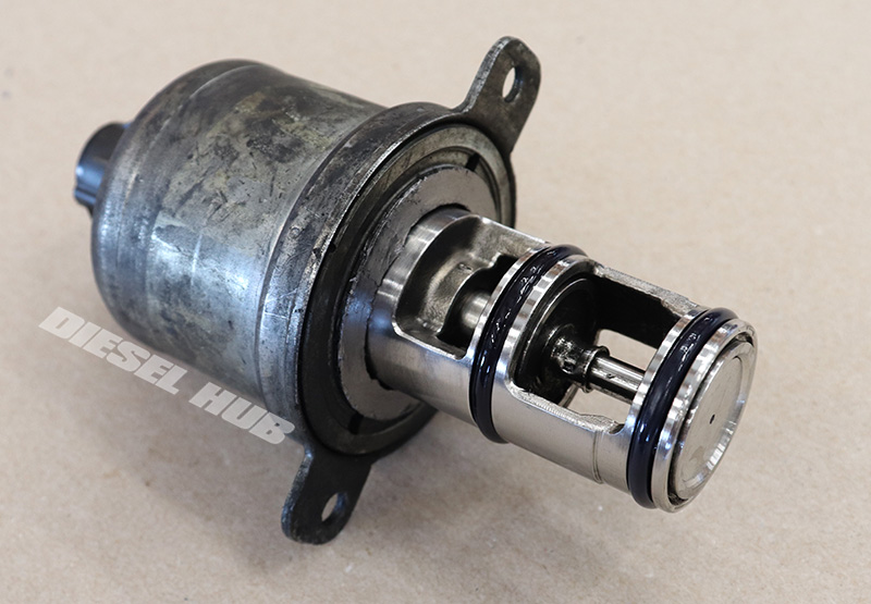 Clean EGR valve with new gasket and o-rings installed