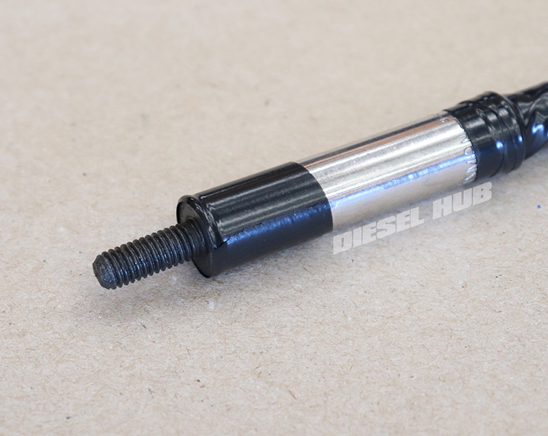 EGR valve mounting bolt secured to a socket so that it doesn't drop into the engine