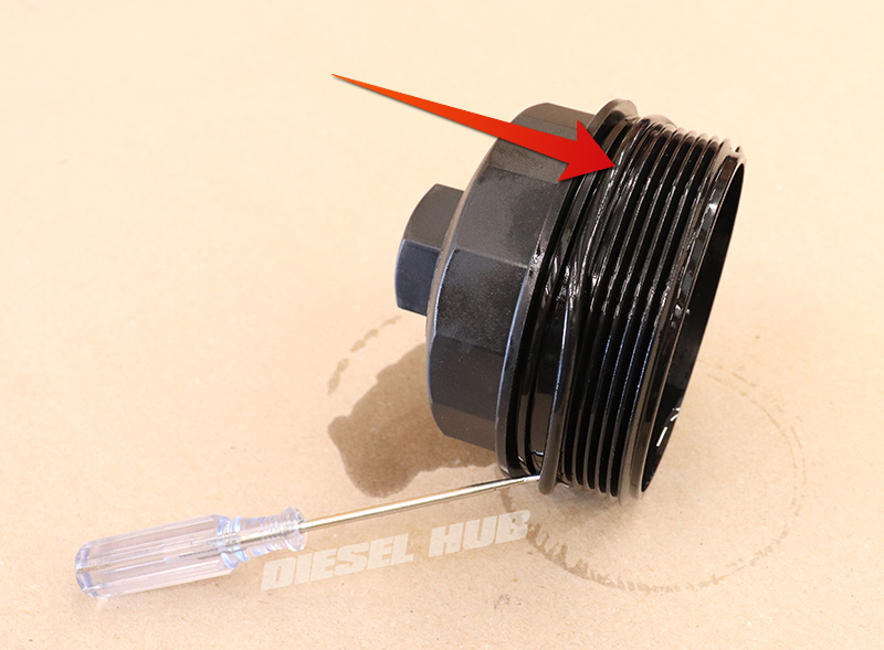 primary filter housing cap  o-ring