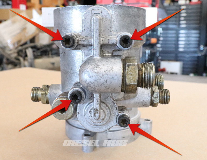 pressure regulator housing cover