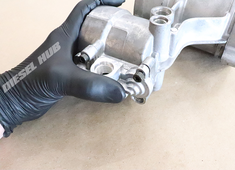 fuel pressure regulator housing cover reinstalled