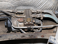 HFCM mounted to frame rail