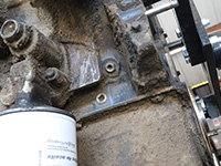 driver side block drain location