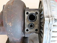 new turbocharger o-rings installed