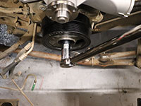 crankshaft damper bolt torqued to spec