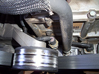 EBP sensor location on 1999 to 2003 7.3 Power Stroke engine