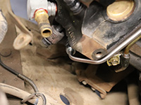EBP tube reinstalled at cylinder head