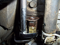 Removing EBP sensor tube from bracket