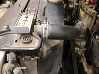 Upper radiator hose