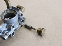 pressure regulator removed