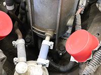 Fuel filter housing mounting bolts