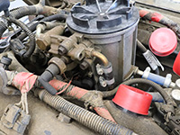 Fuel pressure regulator to tank return hose
