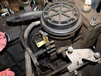 fuel bowl draining