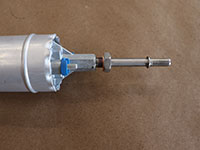 fuel pump outlet fitting installed on new pump