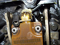 glow plug connector removed