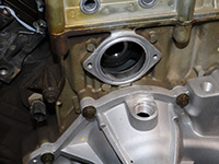 HPOP gear access cover mounting flange