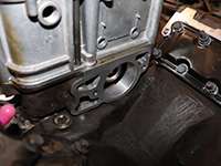 high pressure oil pump mounting flange