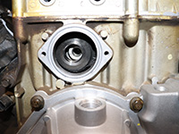 HPOP drive gear close-up view