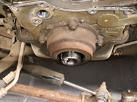 crankshaft damper removed