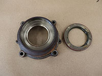 front crankshaft seal removed