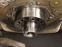 oil pump housing removed