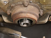 oil pump housing closeup