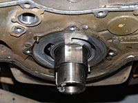 oil pump gerotor assembly removed