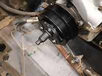 crankshaft damper reinstalled