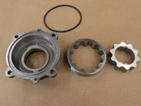 oil pump components laid out