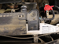 Super Duty driver side radiator bracket