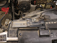 tire iron and jack mount