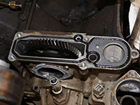 new reservoir lower gasket installed