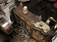 oil pressure sensor location on late engine