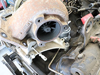 exhaust backpressure valve removed