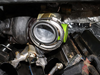 turbo compressor outlet with intake manifold removed