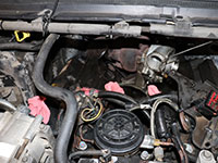 intake air plenum removed